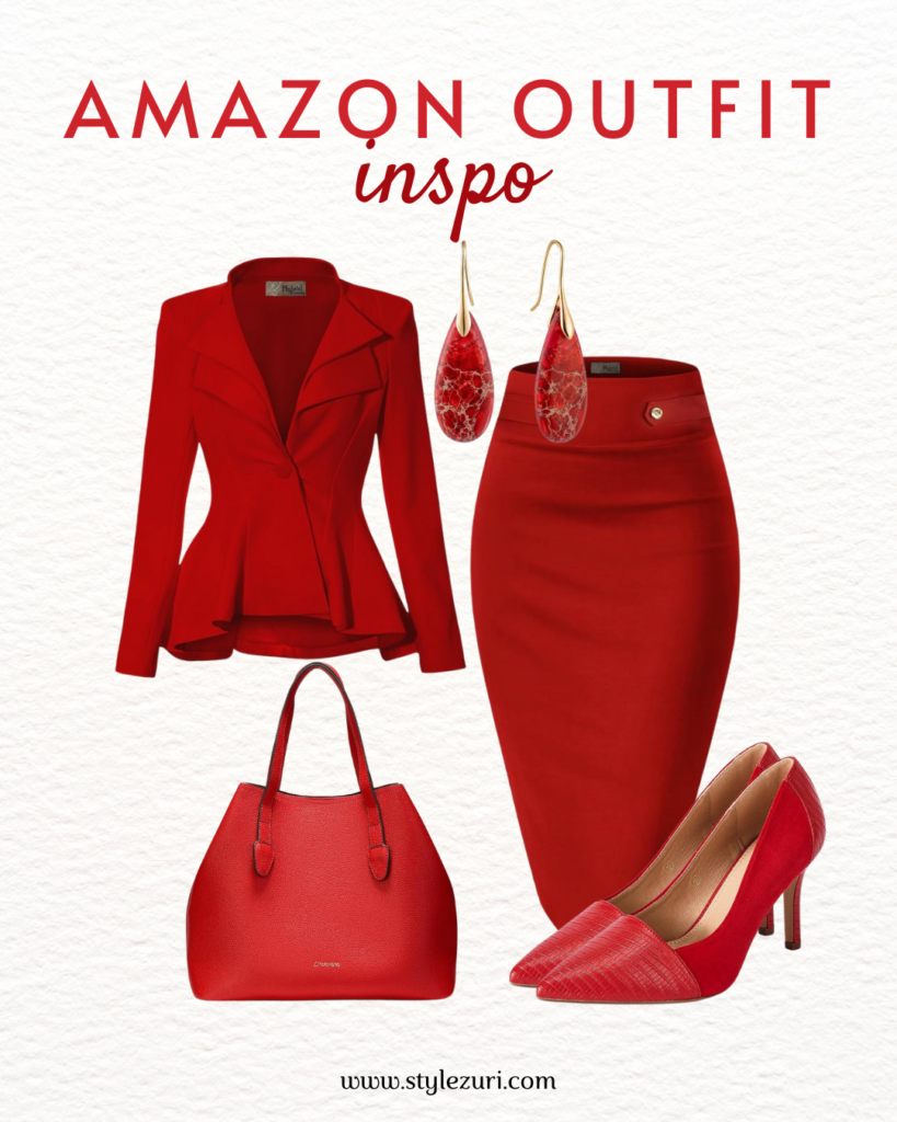 red outfit idea