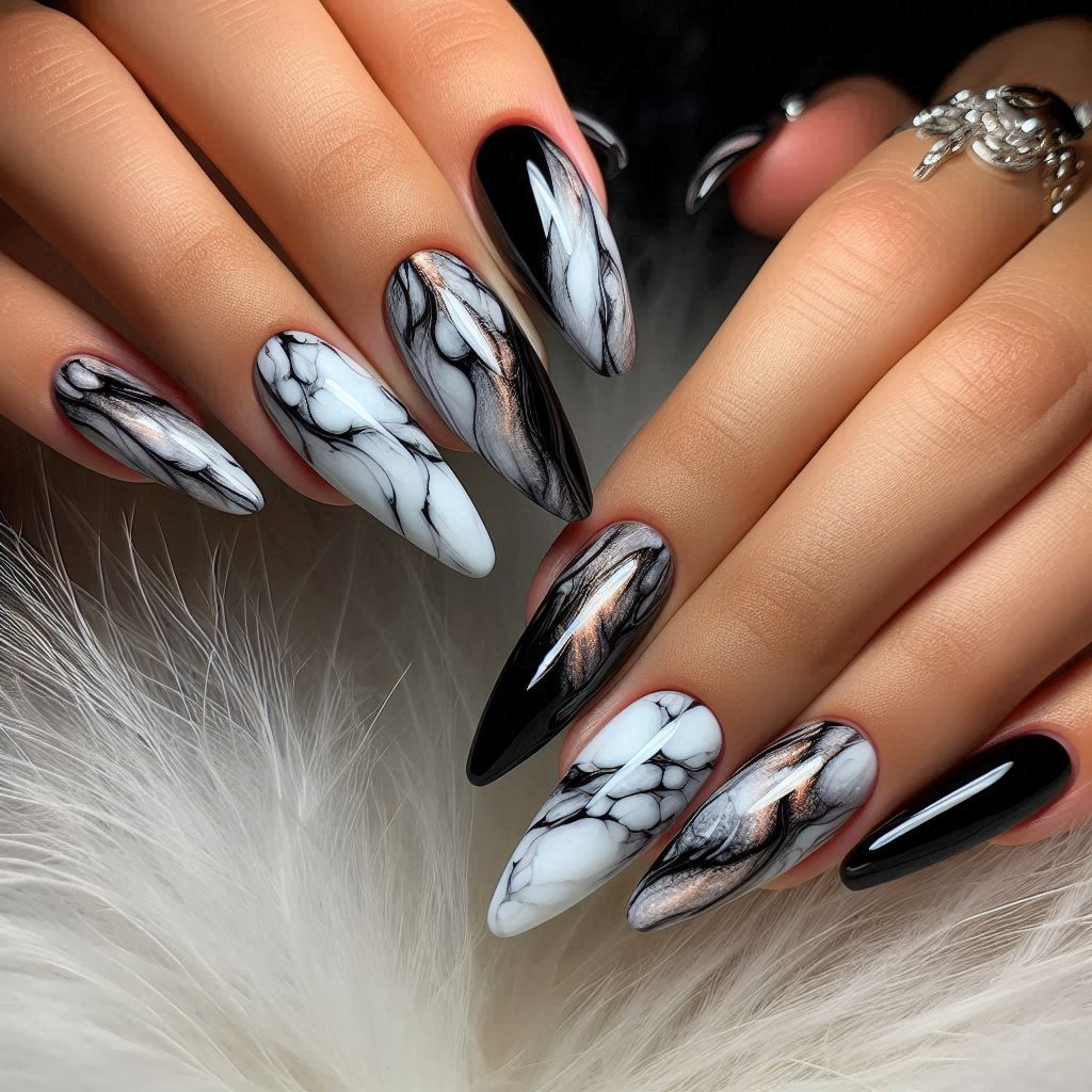 black nail ideas