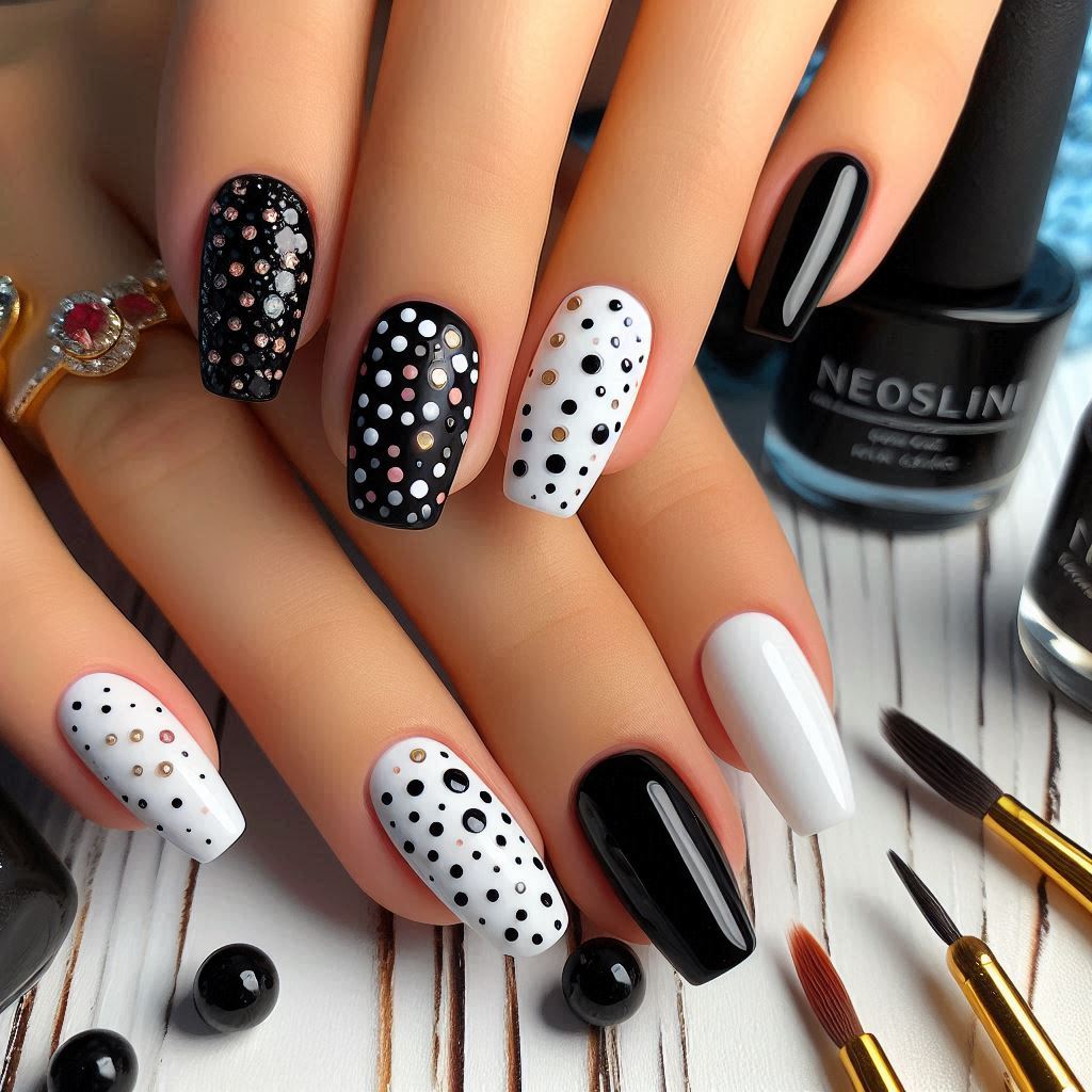 black nail ideas