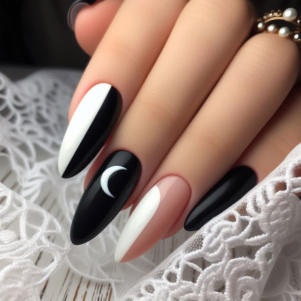 black nail ideas