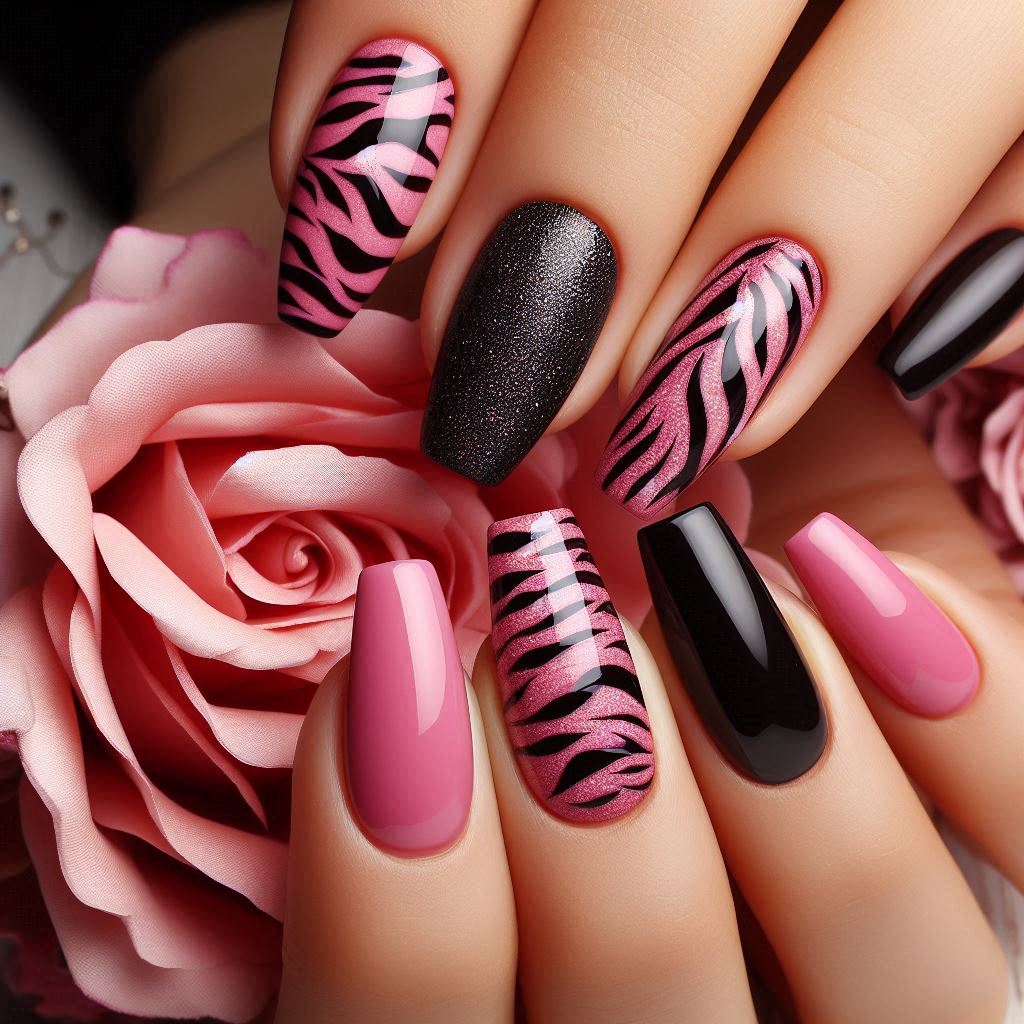 pink nail idea