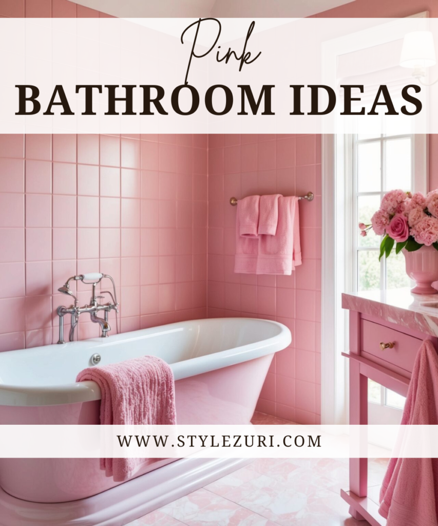 pink bathroom