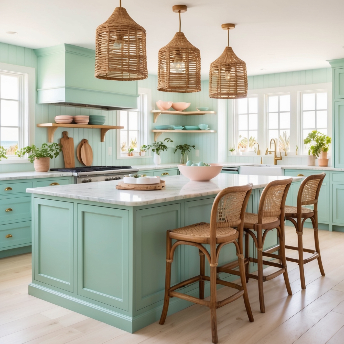 pastel kitchen