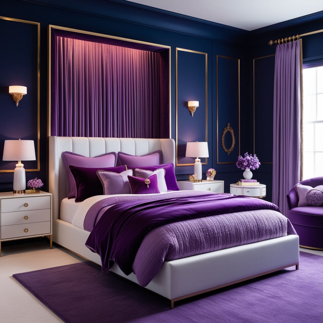 Purple Bedroom