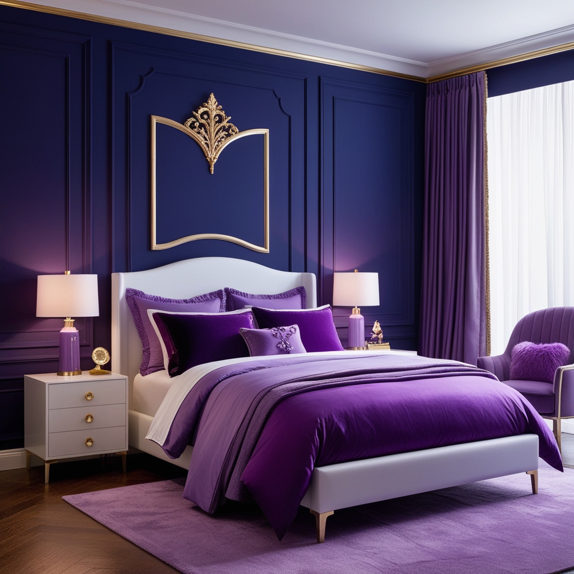 Purple Bedroom