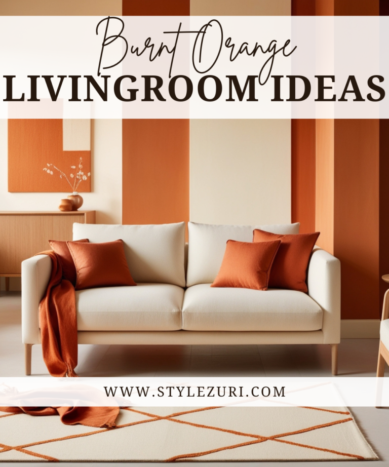 burnt orange living room ideas