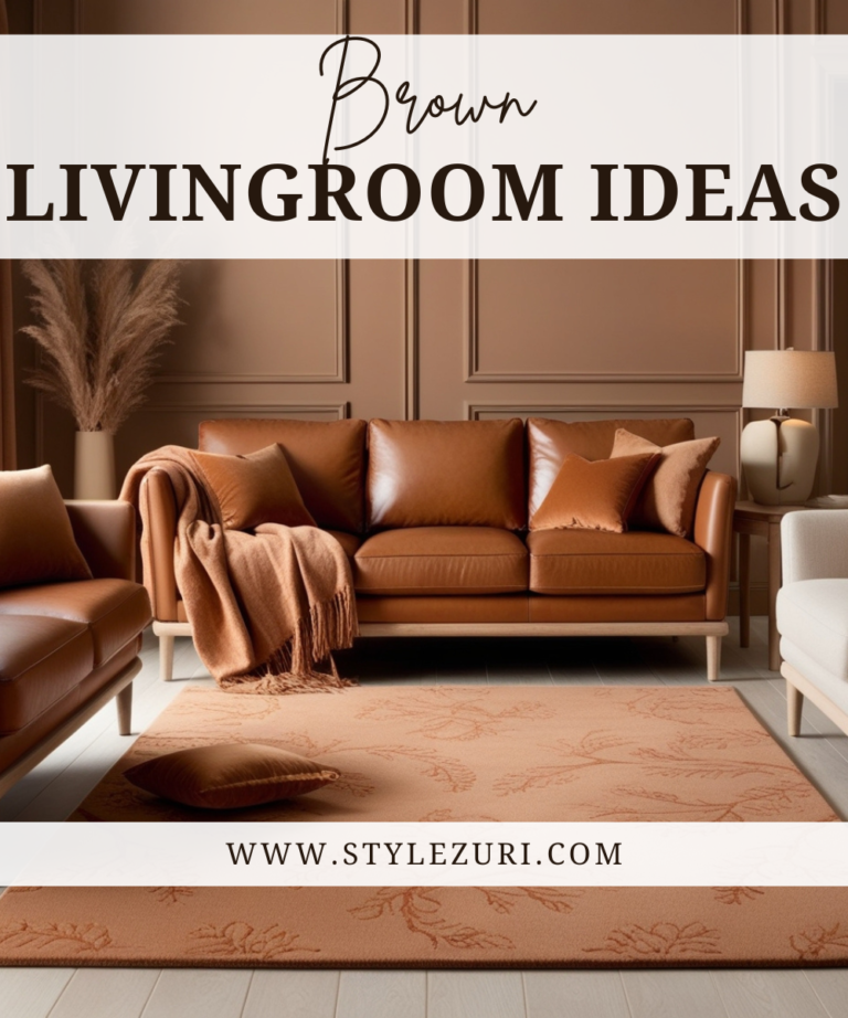 brown living room idea