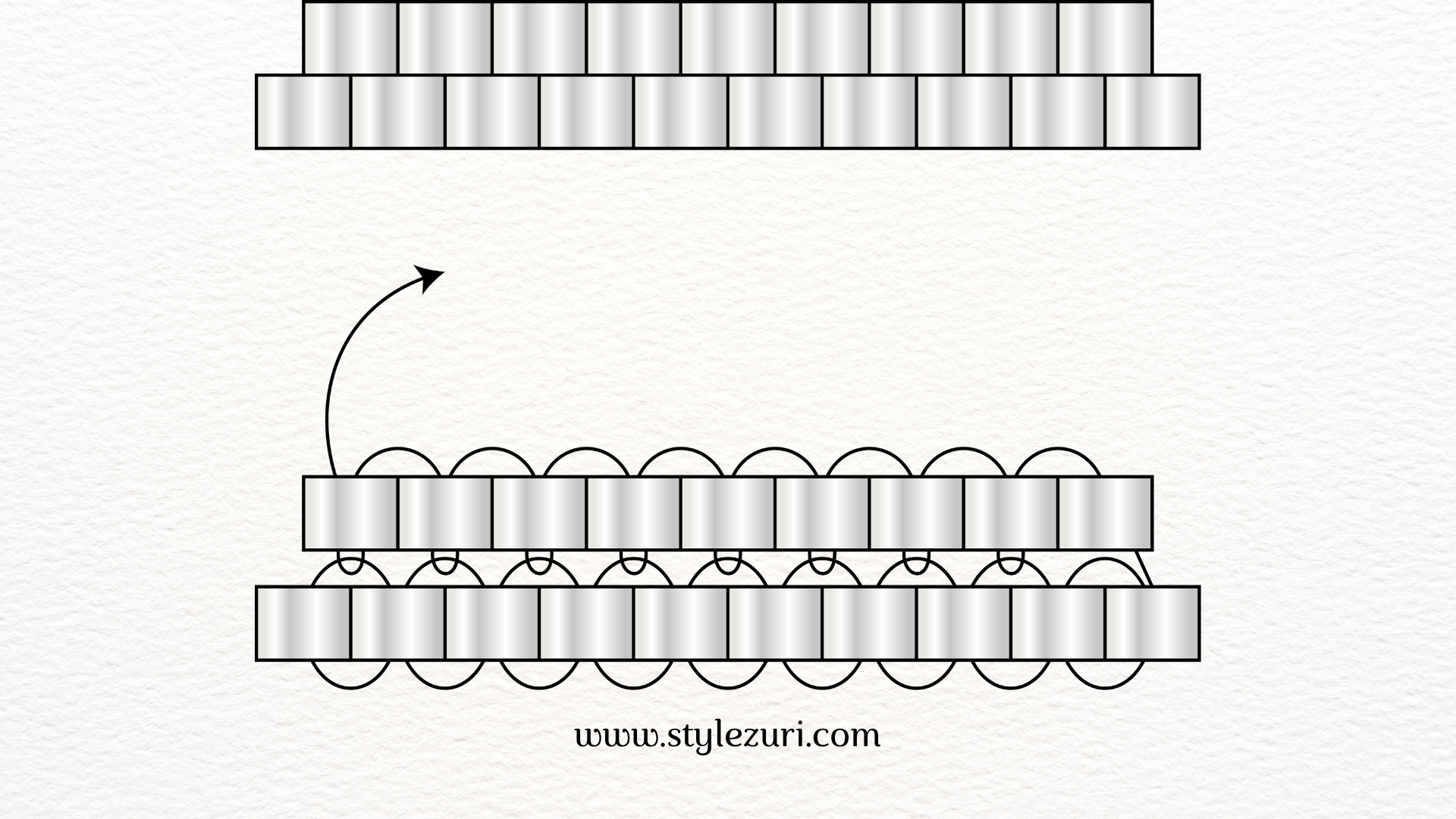 brick stitch tutorial