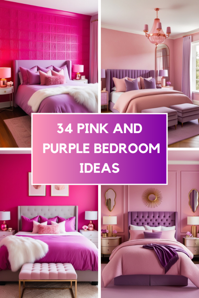 pink and purple bedroom ideas