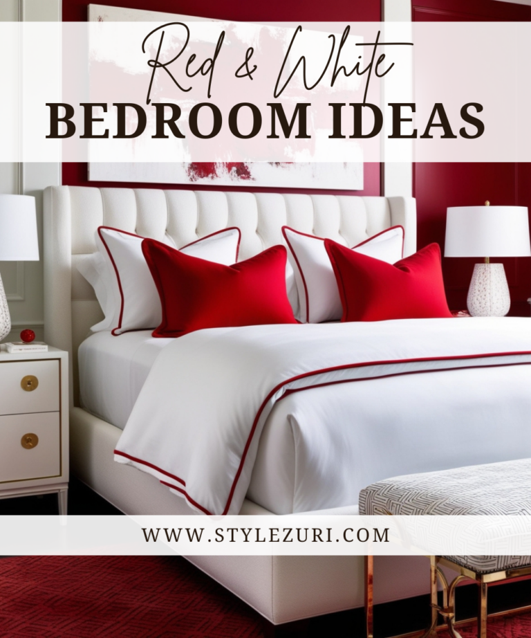 34 Red and White Bedroom Ideas That Feel Bold, Cozy, and Seriously Stylish